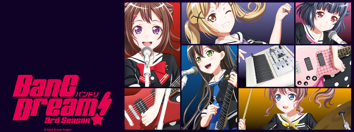 Stream BanG Dream! 3rd Season on HIDIVE