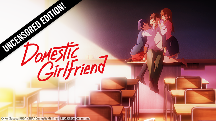 Domestic Girlfriend Uncensored Edition Comes to HIDIVE