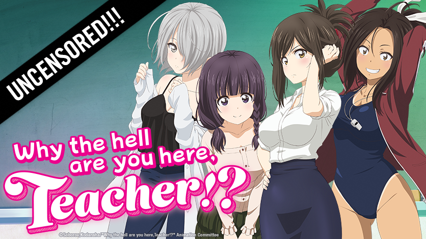 Why the Hell are you Here, Teacher!?” Uncensored Edition is Coming to HIDIVE