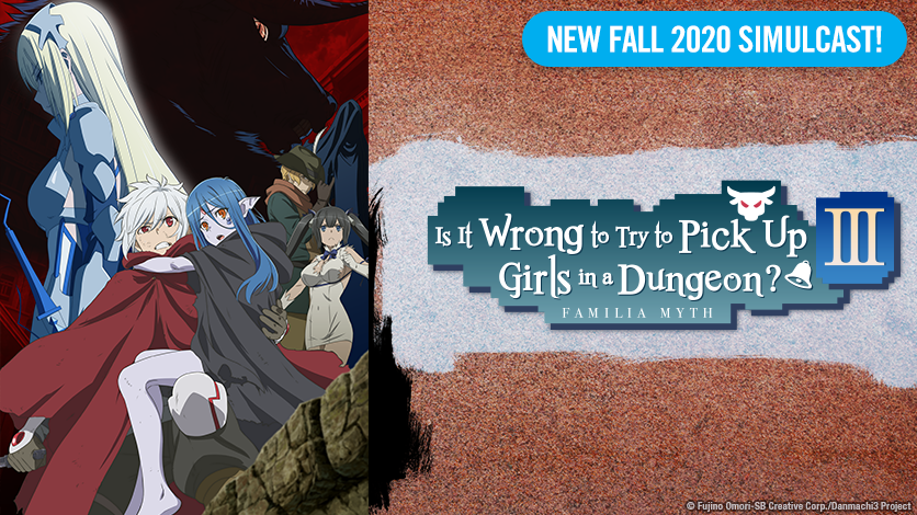 DanMachi 3 vai ter 12 episódios