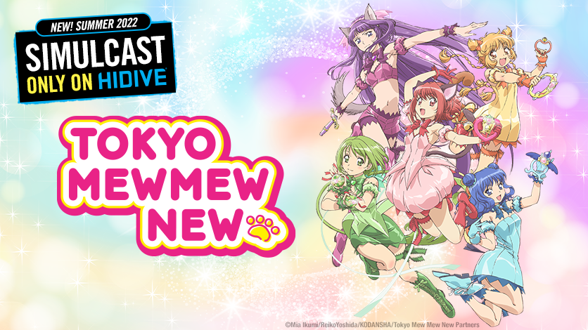 Anime Tokyo Mew Mew New vai estrear em Julho 2022
