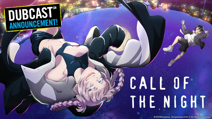 Call of the Night' English Dub Blu-ray release date, cast