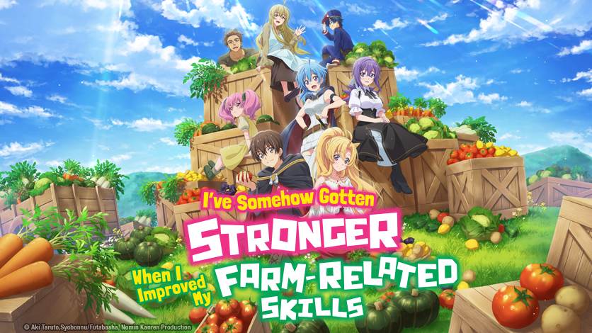 farming-made-me-stronger-hidive-simulcast-836x470 - Noumin Kanren no Skill bakka Agetetara Nazeka [09/12] (Ligero) (Emisión) - Anime Ligero [Descargas]