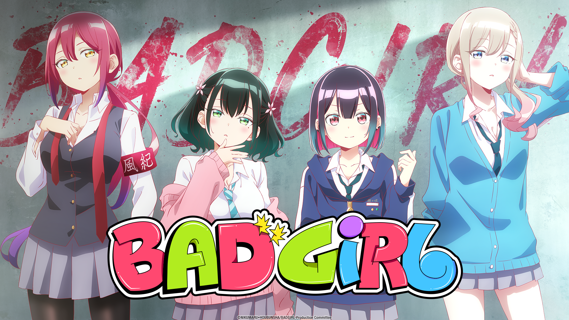 Key art and logo for Bad Girl