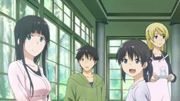 Screenshot for Flying Witch Season 1 Episode 8