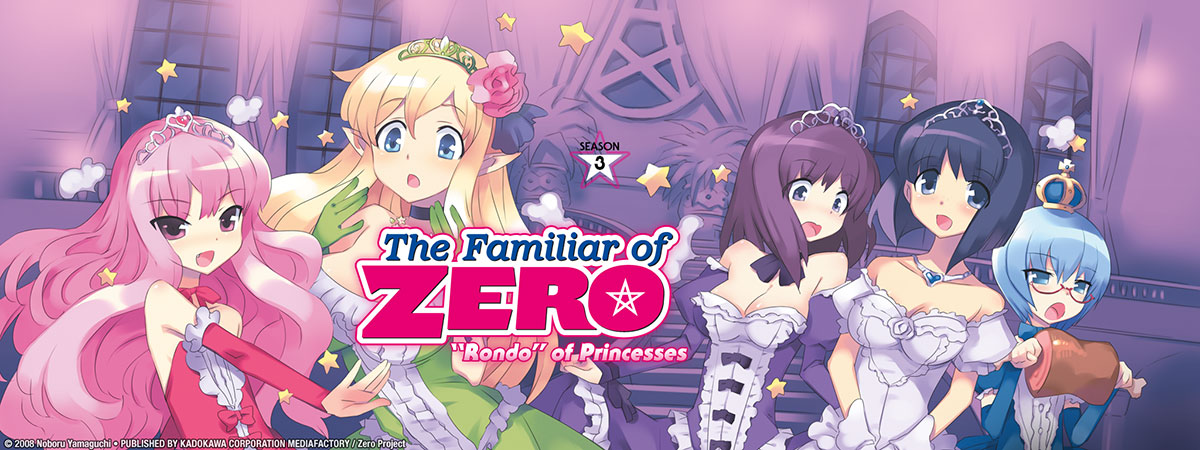 Key Art for The Familiar of Zero: "Rondo" of Princesses