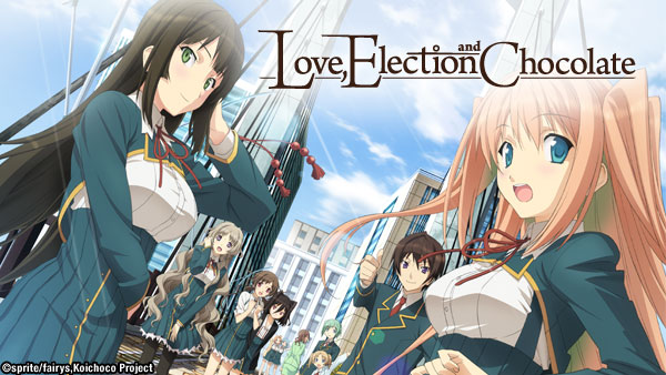 Master art for Love, Election & Chocolate