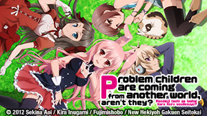 Master art for Problem children are coming from another world, aren't they?